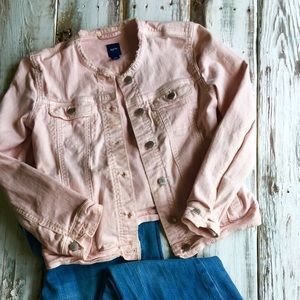 Girl’s Pink Jean Jacket